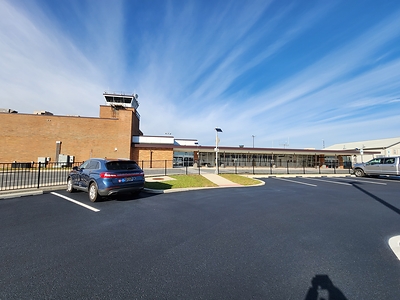 Wilmington Airport (ILG) Terminal services passengers on commercial flights