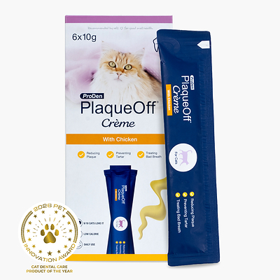 Swedencare’s ProDen PlaqueOff® Crème named Cat Dental Product of the Year by the Pet Innovation Awards.