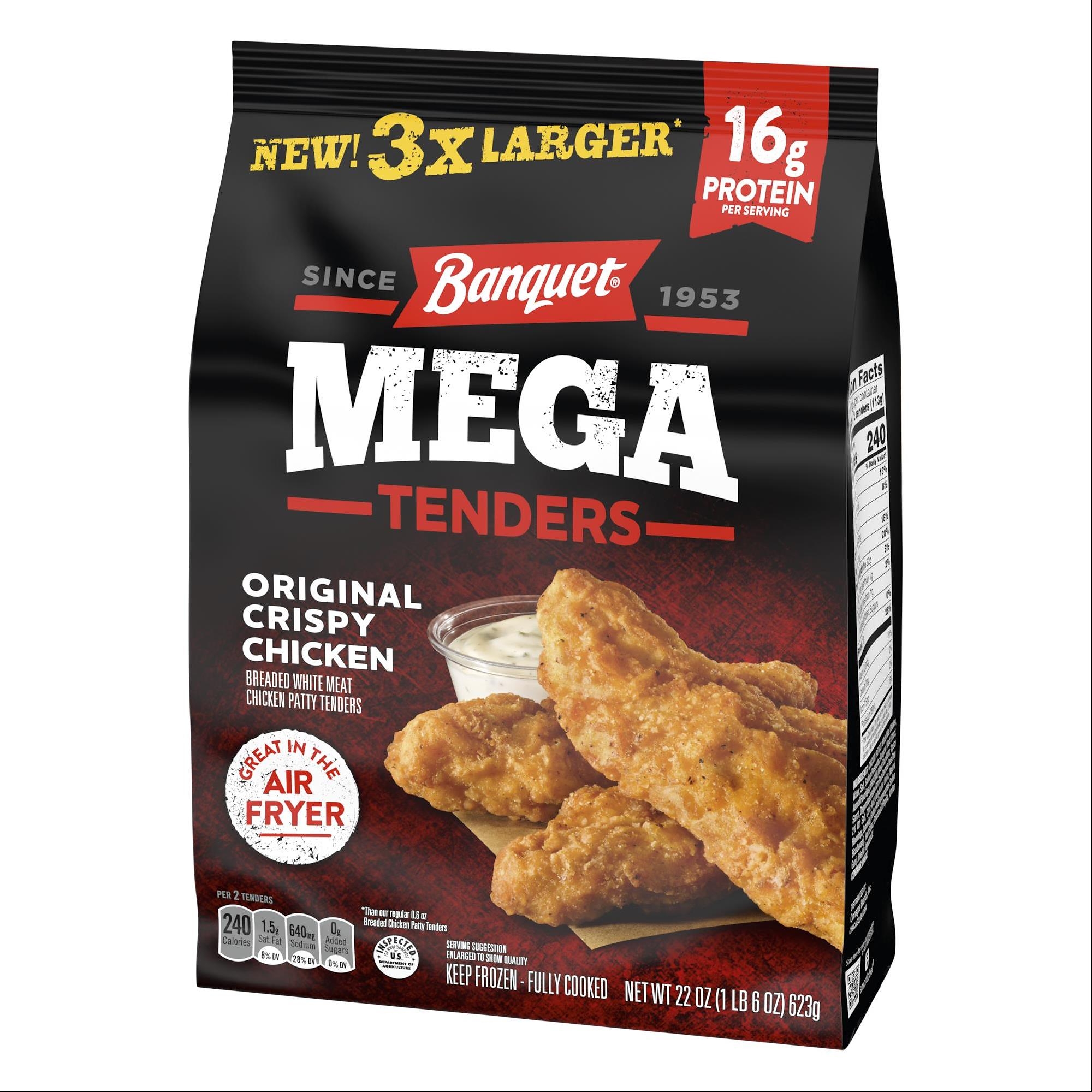 Banquet Debuts New MEGA Chicken Tenders to Satisfy America's Desire for Tenders