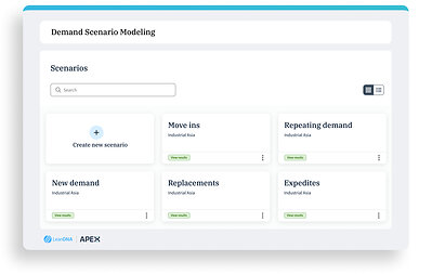 DSM Scenarios screenshot
