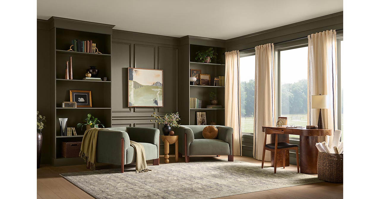 Behr Paint Company Announces 2027 Color of the Year: Grounded, an Earthy Olive Green Inspired by Nature and Rooted in Renewal