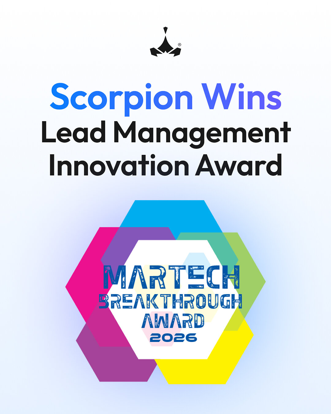 Scorpion Wins 2026 MarTech Breakthrough Award for Lead Management Innovation