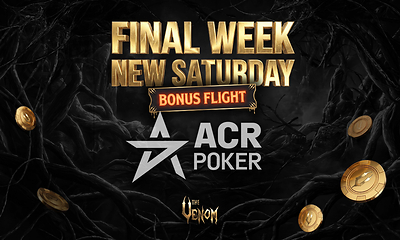 Americas Cardroom Adds Saturday Bonus Flight to $15 Million Dual Venoms