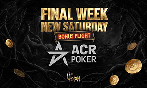 Americas Cardroom Adds Saturday Bonus Flight to $15 Million Dual Venoms