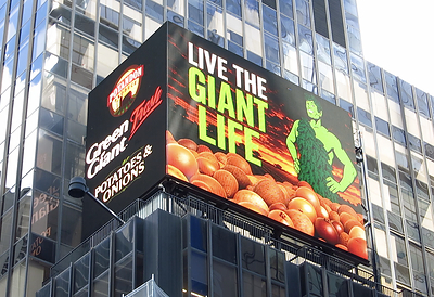 GREEN GIANT FRESH BRINGS “LIVE THE GIANT LIFE” TO TIMES SQUARE