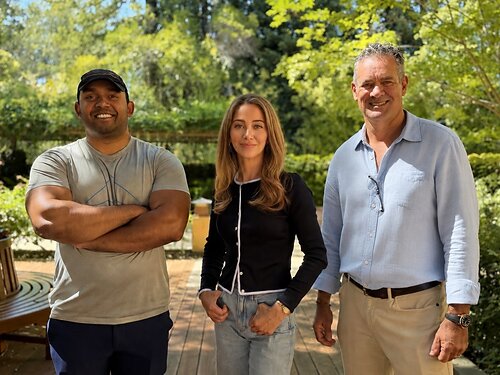 OliverAI co-founders Praneet Sharma, Grace Johnson, and Toby O'Brien. 