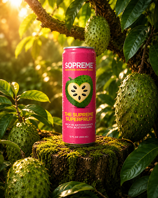 SOPREME soursop juice with pulp. SOPREME soursop juice, soursop tea, and soursop bitters are 3rd party lab tested to guarantee authenticity, purity, and quality.