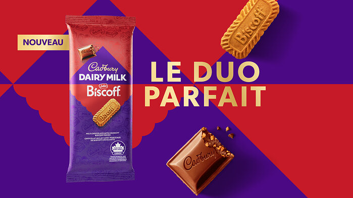 Certaines choses vont tout simplement ensemble : Cadbury Dairy Milk x Biscoff arrive au Canada comme nouvelle tablette permanente
