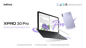 Infinix เปิดตัว "Infinix XPAD 30 Pro" ปลดล็อกขีดจำกัดแท็บเล็ตอัจฉริยะ ยกระดับประสบการณ์การเรียนรู้และความบันเทิงสู่มิติใหม่