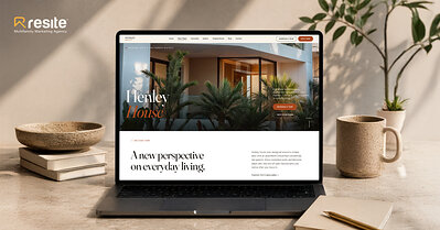 The new era of multifamily digital marketing. An elegant, scalable property website design showcasing Resite's expanded platform architecture, launched in celebration of the agency's 25th anniversary.