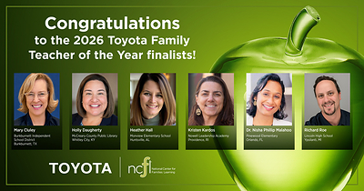 Finalists announced for 2026 Toyota Family Teacher of the Year