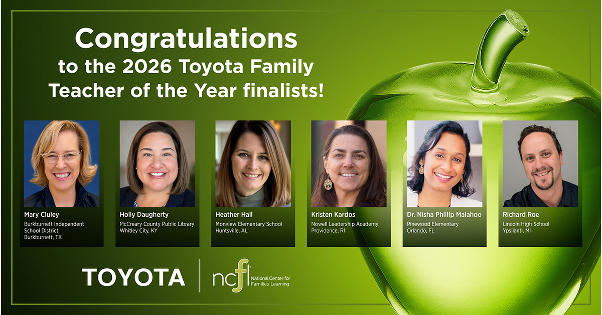 Finalists announced for 2026 Toyota Family Teacher of the Year