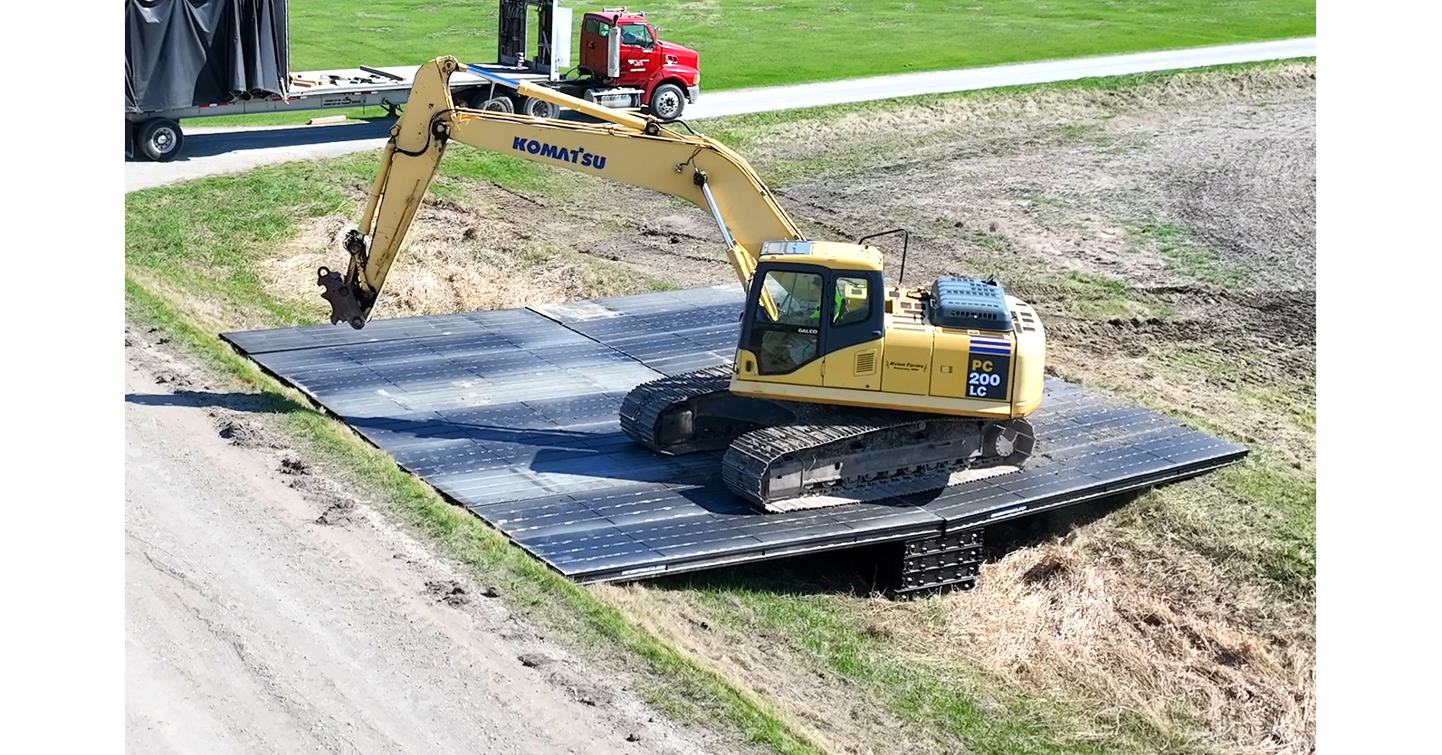 Introducing Infinity Mattz, Heavy-duty Reusable Steel Mats For Use As Ground Protection, Temporary Roads And Crane Pads