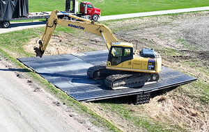 Introducing Infinity Mattz, Heavy-duty Reusable Steel Mats For Use As Ground Protection, Temporary Roads And Crane Pads
