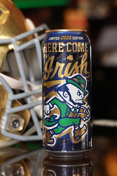The limited-edition Notre Dame Guinness Draught cans are available now in select markets while supplies last.