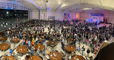 Hangarfest 2025 aerial view Hangarfest 2025 aerial view