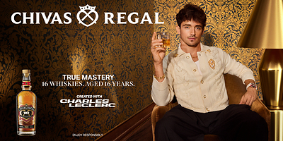 CHIVAS REGAL 16: 16 WHISKIES, 16 AÑOS Y EL NÚMERO QUE DEFINE A CHARLES LECLERC