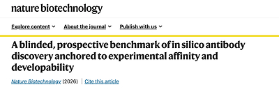Nature Biotechnology | Aureka Wins the Global Blinded AI Antibody Benchmark: AI Design Surpasses the Best Experimental Result