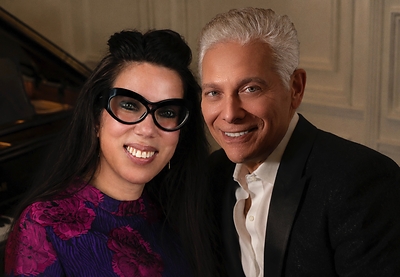Dr. Kendra Siler and Michael Feinstein