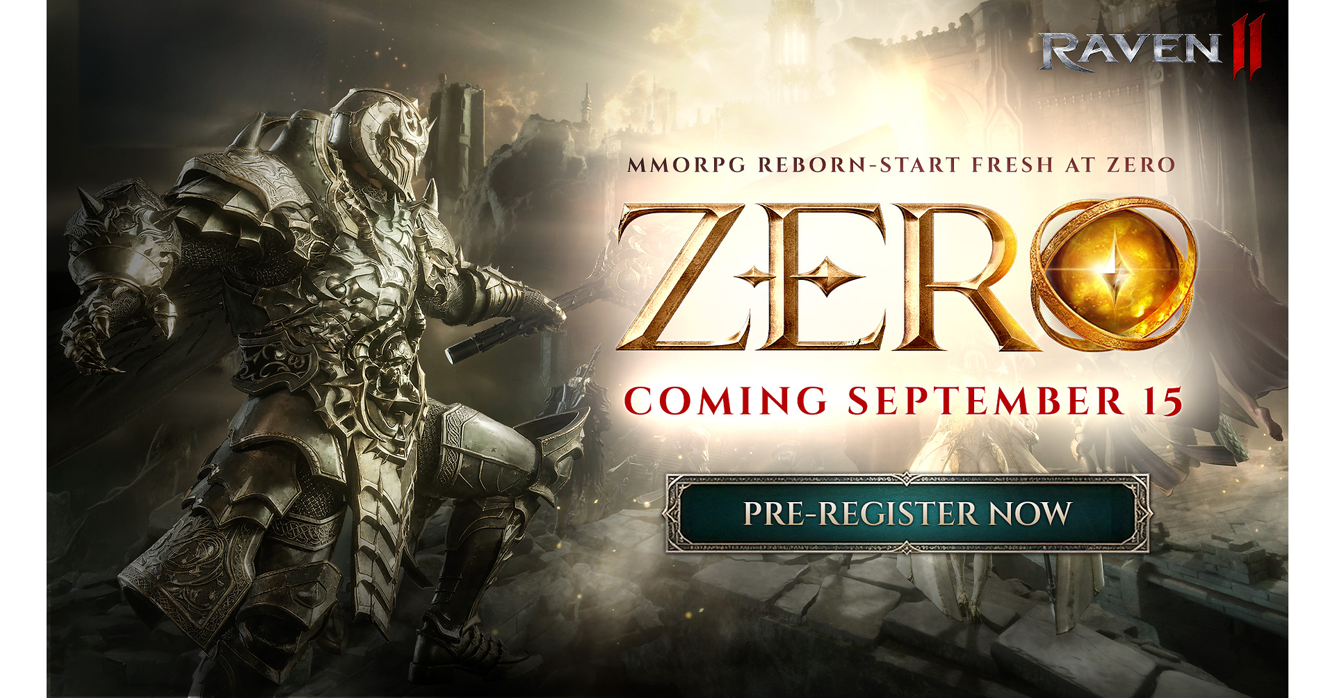 RAVEN2S FRESH START SERVER ZERO NOW OPEN FOR PRE-REGISTRATION