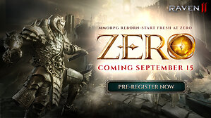 RAVEN2'S FRESH START SERVER "ZERO" NOW OPEN FOR PRE-REGISTRATION