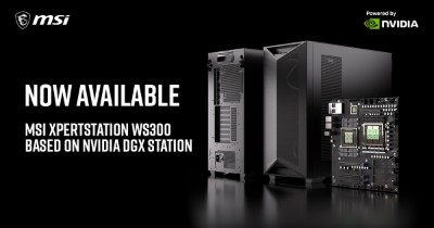 MSI XpertStation WS300搭載NVIDIA DGX Station架構正式出貨