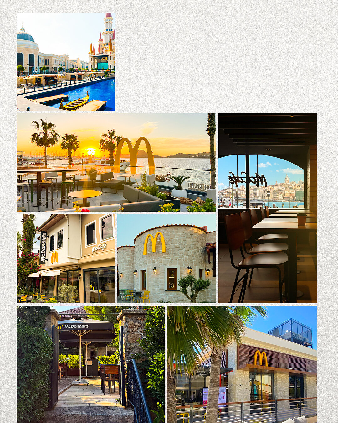 "7 maravillas de McDonald's": restaurantes inspirados en el espíritu de la ciudad