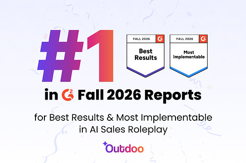 Outdoo AI Ranked #1 in AI Sales Roleplay for Best Results & Implementation