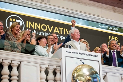 Innovative Industrial Properties at NYSE Aug. 26