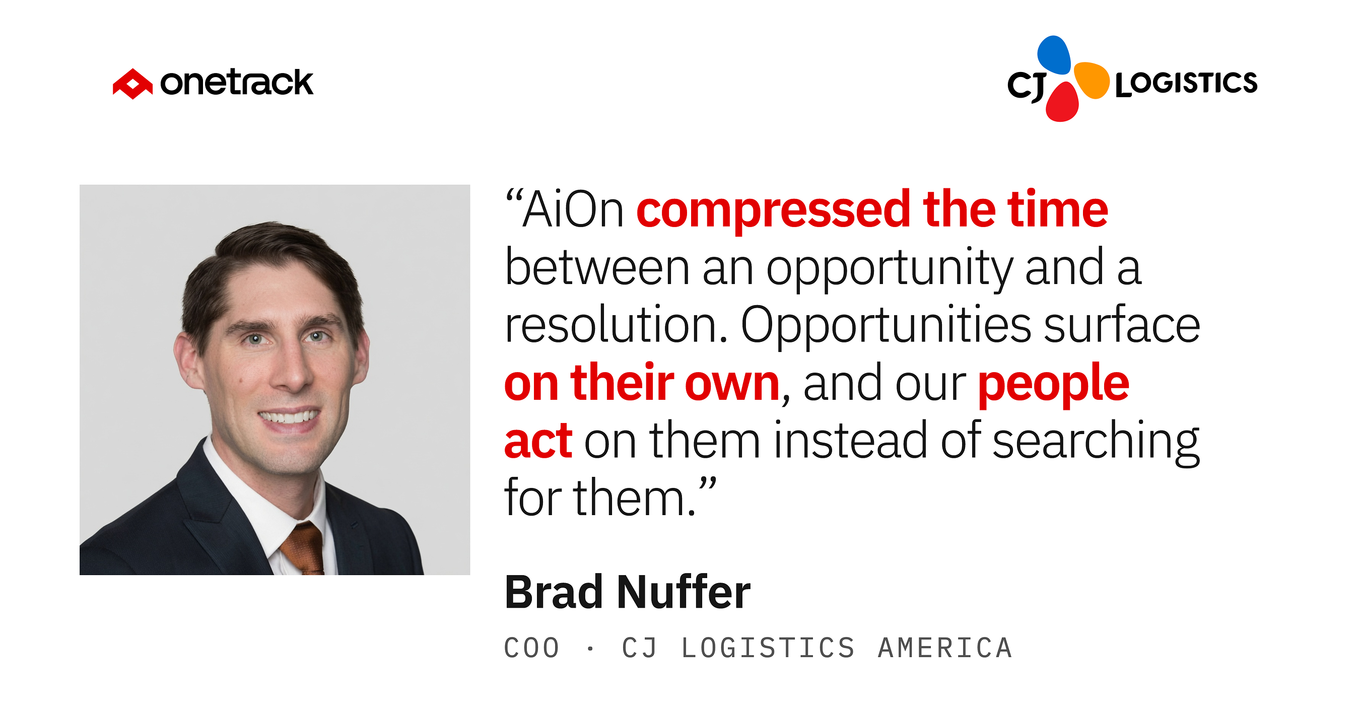 CJ Logistics America Chooses OneTrack's AiOn to Deploy Agentic AI Across 40+ Warehouses
