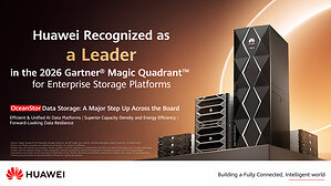 Huawei Recognized as a Leader in Gartner® Magic Quadrant™ for Enterprise Storage Platforms, 2026