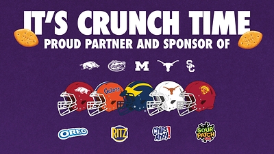 Mondelēz International Continues to Expand Sports Footprint with Sponsorships Across Five Powerhouse College Athletics Programs