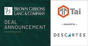BGL Advises on Sale of Tai Software to Descartes Systems Group