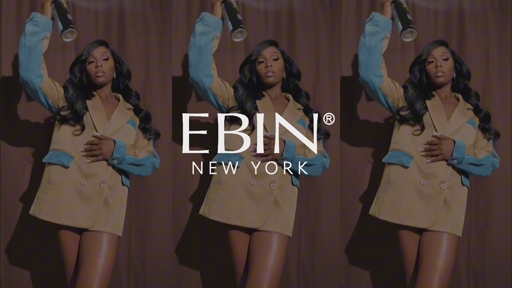 Models holding EBIN products while showcasing completed, flawless protective styling looks.