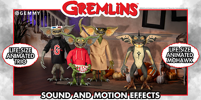 New Batch of Life-Size Animatronic Gremlins Unleashed This Halloween