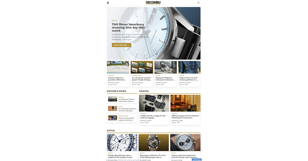 Recombu Relaunches as the Ultimate Lifestyle Destination