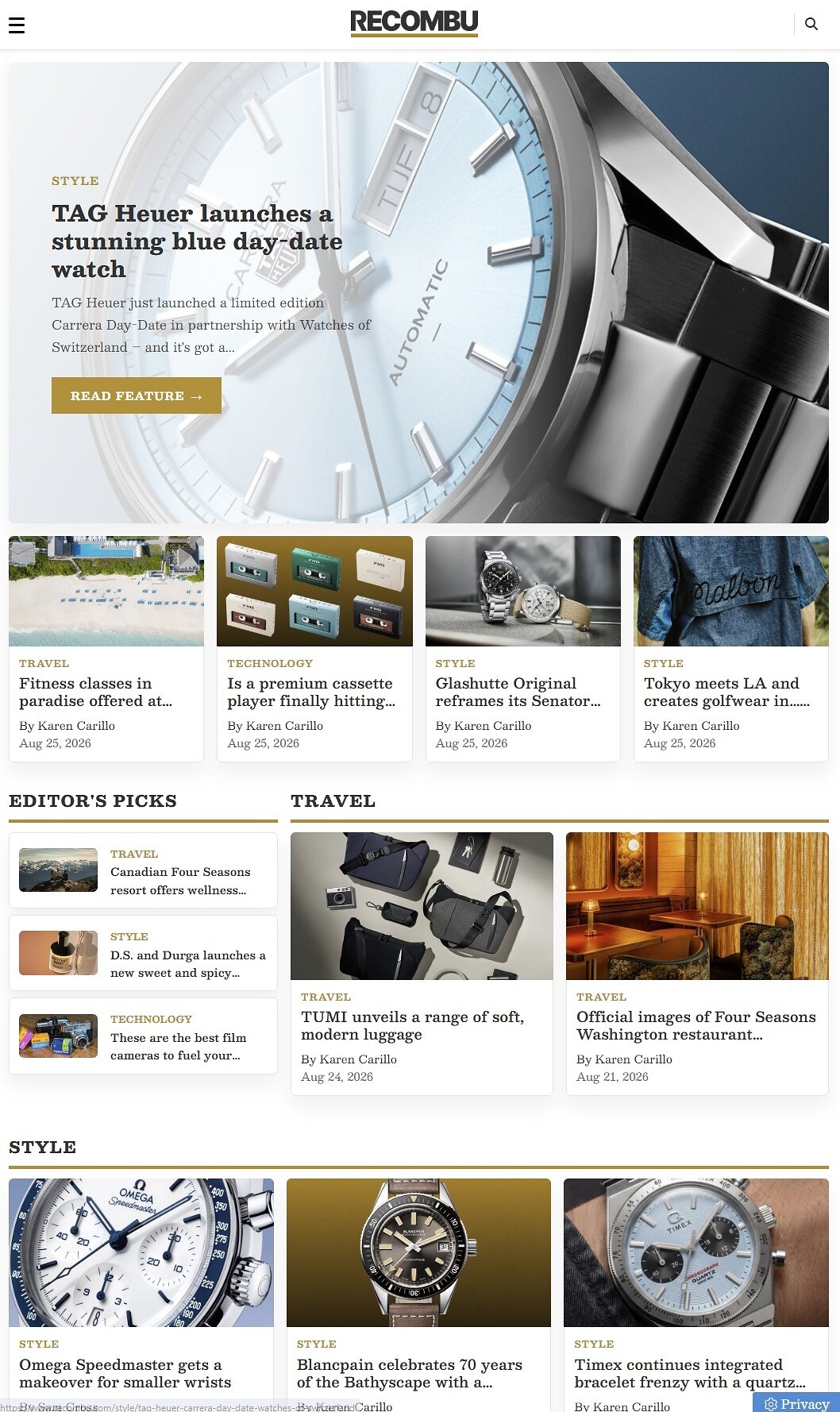 Recombu Relaunches as the Ultimate Lifestyle Destination