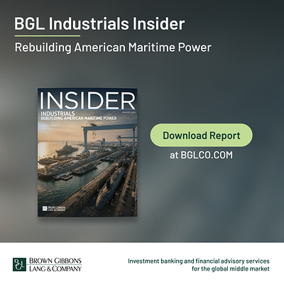 Private Capital is Returning to the Maritime Industrial Base