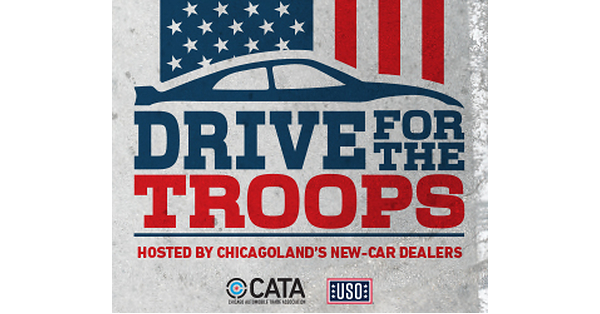 Chicagoland New-Car Dealers Raise More Than $59,000 for the USO in the 13th Annual Drive for the Troops Campaign