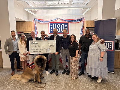 The 13th annual Drive for the Troops campaigned raised $59,245.04 for the USO to support service members and their families.
