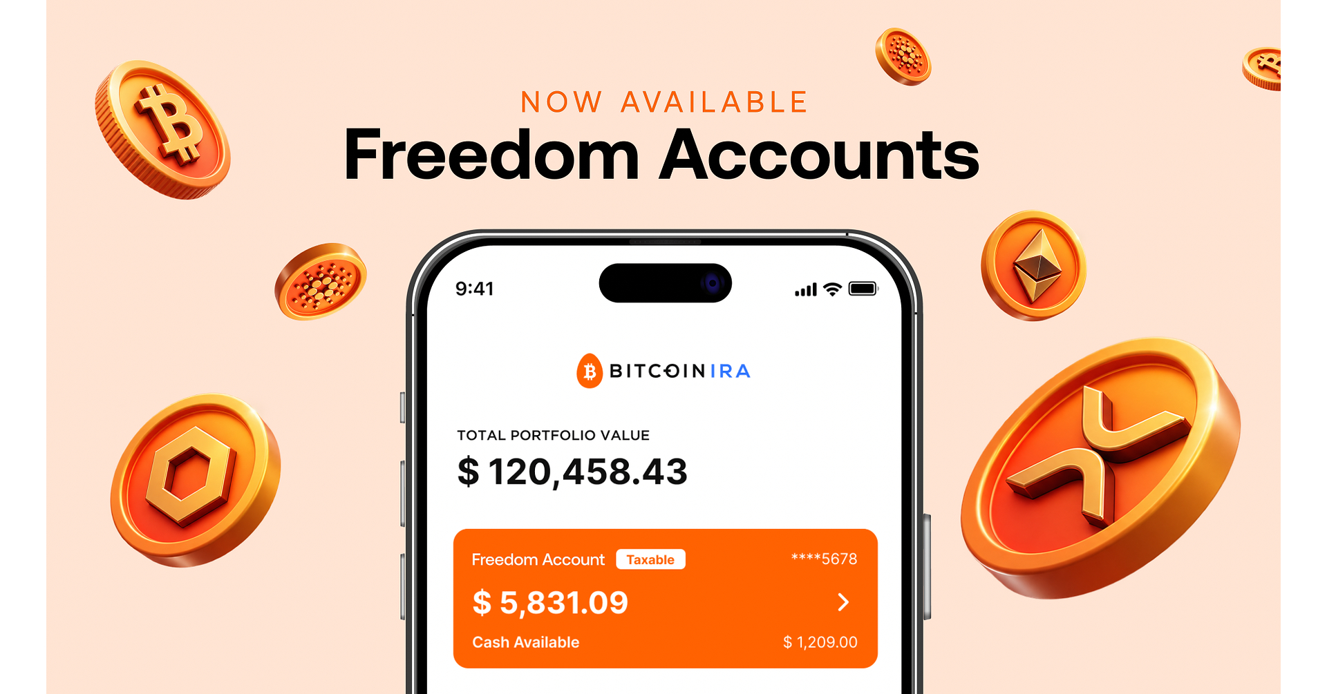 BitcoinIRA Expands Beyond Retirement With Freedom Accounts