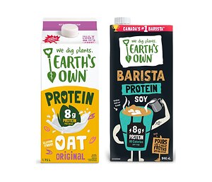 Earth's Own Introduces Two New High-Protein Plant-Based Beverages