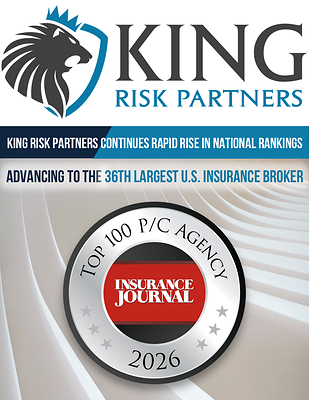 King Risk Partners Continues Rapid Rise in National Rankings, Advancing to the 36th Largest U.S. Insurance Broker