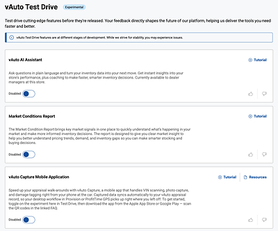 vAuto Launches Test Drive, New Initiative to Scale and Speed Product Innovations