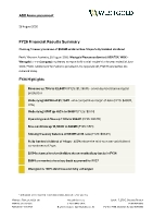 Title is "FY26 Financial Results Summary".