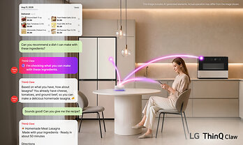 LG Electronics is enabling visitors at IFA 2026 to experience ThinQ Claw in the AI Home Kitchen Zone, where it uses users’ grocery purchase information to recommend dishes and recipes based on the ingredients they have through a chat interface. LG Electronics is enabling visitors at IFA 2026 to experience ThinQ Claw in the AI Home Kitchen Zone, where it uses users’ grocery purchase information to recommend dishes and recipes based on the ingredients they have through a chat interface.