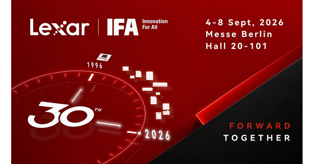 Lexar zeigt auf der IFA 2026 die weltweit dünnste tragbare SSD „Muse" und neue Speicherlösungen für KI, PCs und Elektrofahrzeuge