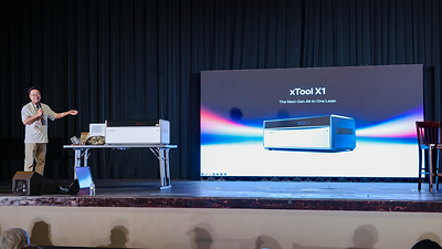 xTool X1 makes its debut at the Global Tech Launch during the Next Level Maker Conference. xTool X1 makes its debut at the Global Tech Launch during the Next Level Maker Conference.