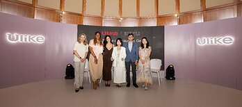 (from left to right) Harvard Associate Professor Dr. Anna Mandinova, PCOSAA CEO Megan Stewart, actress, wellness advocate, and entrepreneur Sasha Pieterse, CEO of Ulike North America Doro Zheng, Nobel Prize-winning scientist Dr. Ardem Patapoutian, and General Manager of Ulike North America Leon Liu. (from left to right) Harvard Associate Professor Dr. Anna Mandinova, PCOSAA CEO Megan Stewart, actress, wellness advocate, and entrepreneur Sasha Pieterse, CEO of Ulike North America Doro Zheng, Nobel Prize-winning scientist Dr. Ardem Patapoutian, and General Manager of Ulike North America Leon Liu.