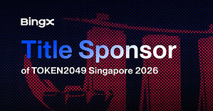 BingX 再度成為 TOKEN2049 Singapore 2026 冠名贊助商，展現多元資產交易願景